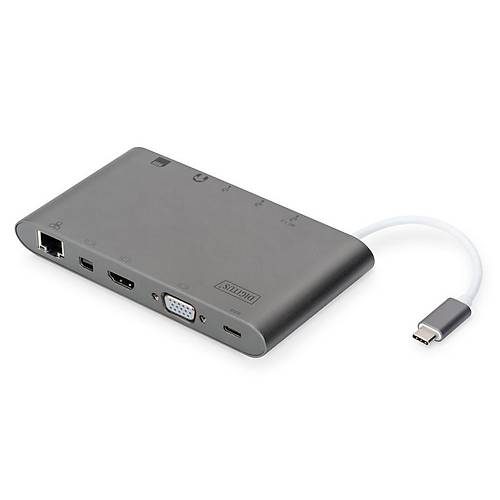 Digitus DA-70875 Type-C to Multi Hub 11 Port Docking Station