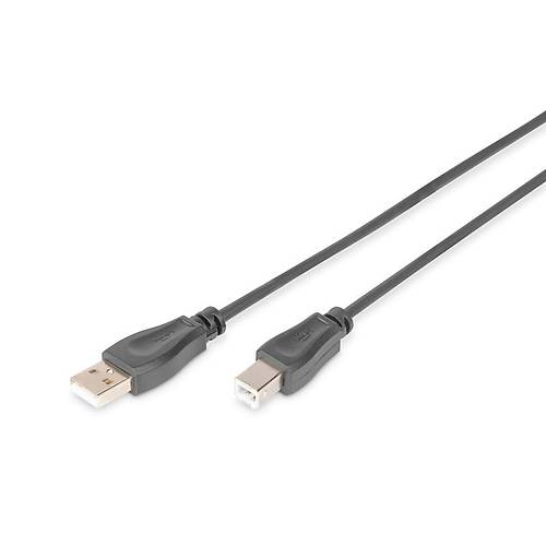 Digitus AK-300105-050-S Usb2.0 Siyah Yazc Kablosu 5 Metre