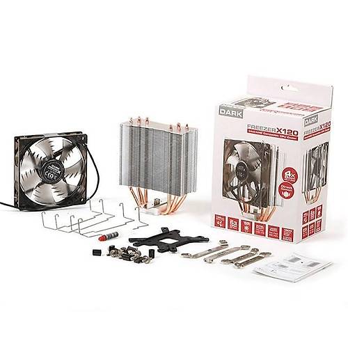 Dark Freezer X120 DKCCX120 ntel/Amd Uyumlu Ledli 120MM lemci Fan