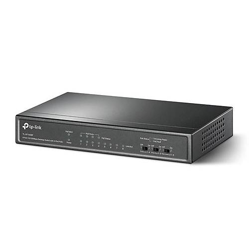 Tp-Link TL-SF1008P 8 Port 10/100Mbps + 4Port PoE Masast Ynetilemez Switch