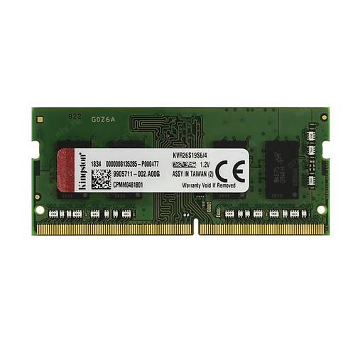 Kingston 4GB DDR4 2666MHZ CL19 (KVR26S19S6/4) Notebook Ram
