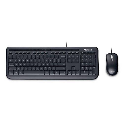 Microsoft Wired Desktop 600 Q Usb Siyah Multimedya Klavye/Mouse Seti (APB-00010)