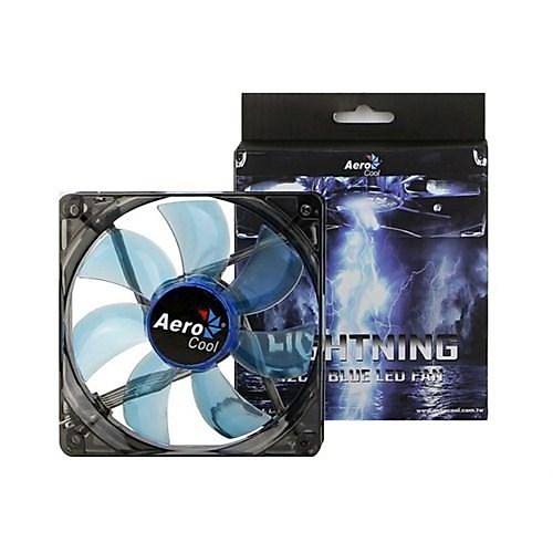 Aerocool AE-CFPL120BL 12cm PWM 4Pin Mavi Led Kasa Fan