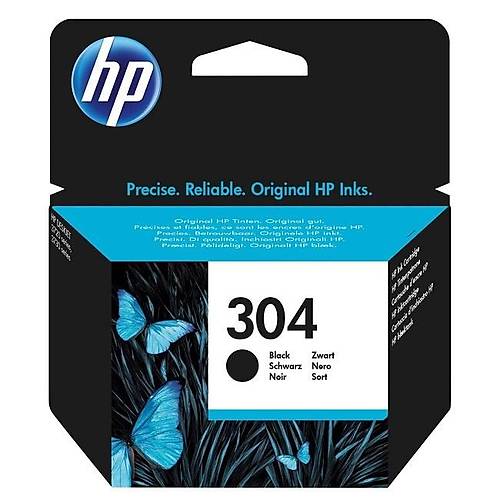 HP N9K06AE Siyah Mürekkep Orijinal Kartuş 304