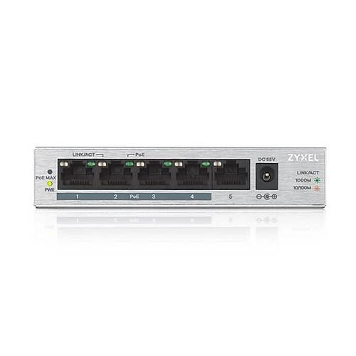 Zyxel GS-1005HP 5Port Gigabit Ynetilmez POE Switch