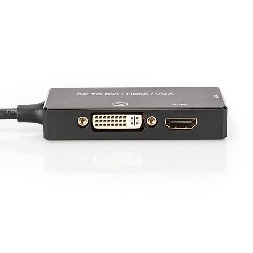 Digitus AK-340418-002-S DisplayPort to VGA/HDMI/DVI evirici