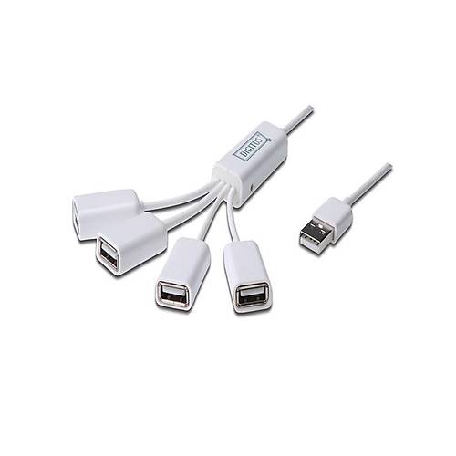Digitus DA-70216 Usb 2.0 Beyaz 4 Port oklayc