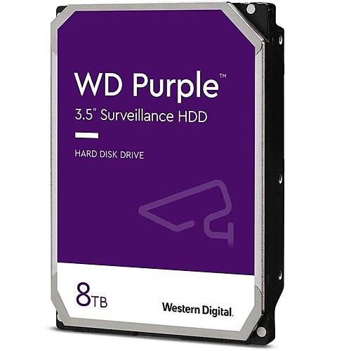 Western Digital WD84PURZ 8TB 5640RPM 7/24 Güvenlik Diski