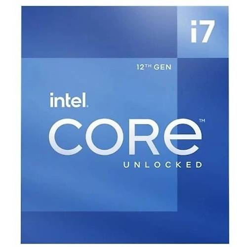Intel Alder Lake Core i7-12700K 3.60 GHz 25MB Soket 1700 (Fansz) Kutulu lemci