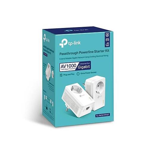 Tp-Link TL-PA7017P KIT AV1000 Powerline Adapter
