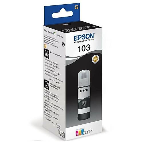 Epson 103 Siyah ie Orijinal Kartu C13T00S14A
