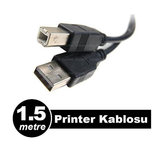 Dark DK-CB-USB2PRNL150 1.5Mt USB 2.0 Yazc Kablosu