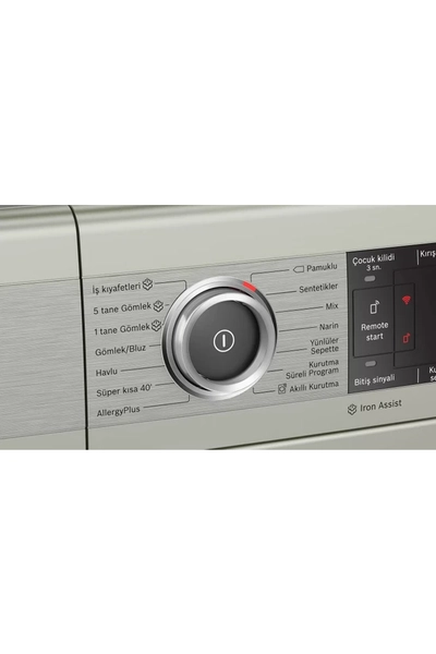 Bosch WTX87K8XTR A++ Wi-Fi 9 kg amar Kurutma Makinesi