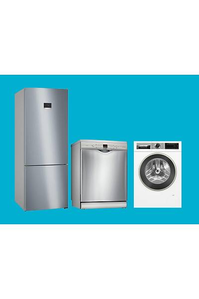 Bosch KGN55CIE0N-SMS44DI01T-WGA25200TR 3'l eyiz seti
