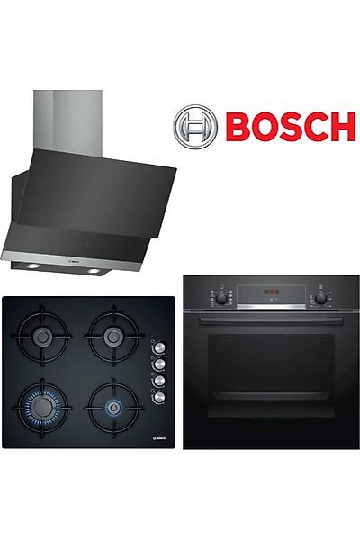 BOSCH 3'L ANKASTRE SET (HBF514BB0T-DWK065G60T-POP6C6O10O)