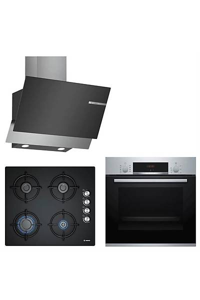 Bosch elik Ankastre Set HBF534ES0T, POP6C6O10O, DWK65AD60R