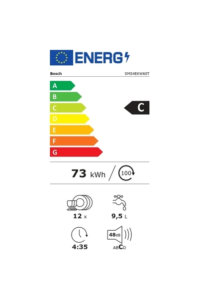 Bosch SMS4EKW60T Wi-Fi 6 Programl Bulak Makinesi