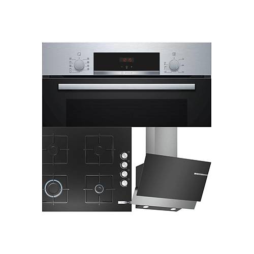 Bosch Ankastre Set HBJ558YS5T + POP7C6O12O + DWK65AD60R