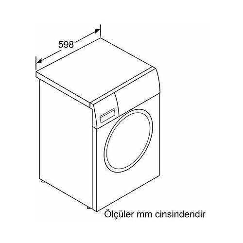 Bosch WGK264Z0TR 1400 Devir 11 kg �ama��r Makinesi