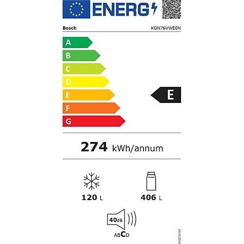 Bosch KGN76VWE0N 521 LT No-Frost Kombi Tipi Buzdolab�