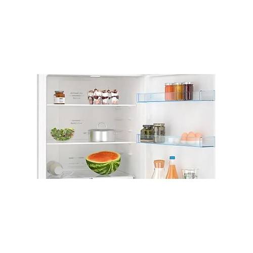 Bosch KGN55VWE0N Beyaz Alttan Donduruculu Buzdolab� 375 lt E Enerji S�n�f� 186X70 cm