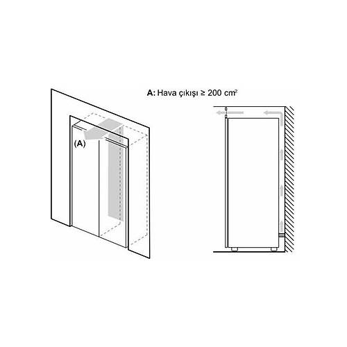 Bosch GSN36VIEP 7 �ekmeceli Dikey Derin Dondurucu