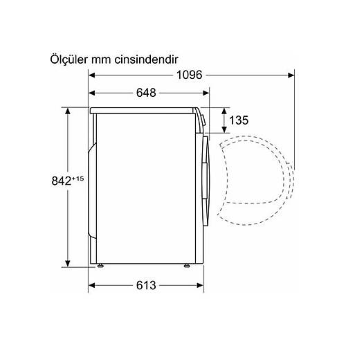 Bosch WQJ24200TR 9 kg �ama��r Kurutma Makinesi