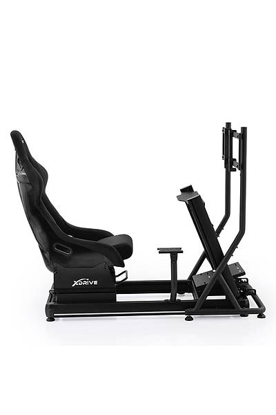 xDrive RGB Alminyum Yar Simlatr Kokpiti ve F1 Koltuu Bs01