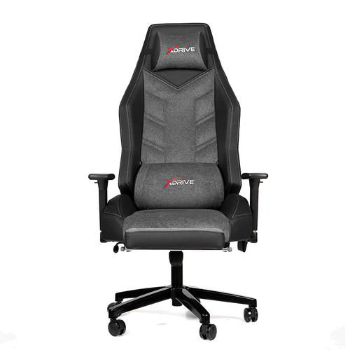 xDrive F�rt�na Ayak Uzatmal� Profesyonel Oyuncu Koltu�u Kuma� Gri/Siyah