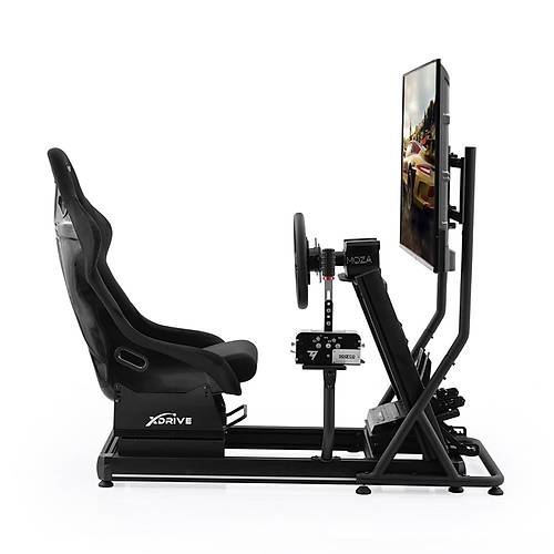 xDrive RGB Al�minyum Yar�� Sim�lat�r� Kokpiti ve F1 Koltu�u Bs01