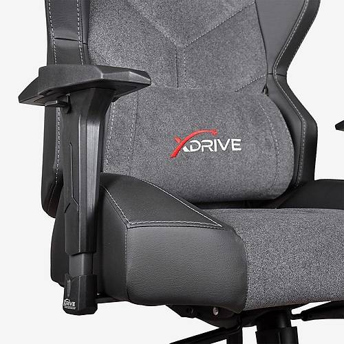 xDrive Kas�rga Profesyonel Oyuncu Koltu�u Kuma� Gri/Siyah
