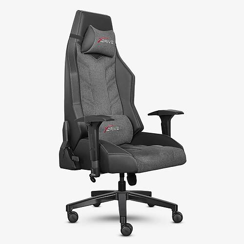 xDrive F�rt�na Profesyonel Oyuncu Koltu�u Kuma� Gri/Siyah