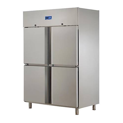 ztiryakiler GN 1200 LMV Derin Dondurucu, 4 Yarm Kapl, Dik Tip, Monoblok, 304 Kalite