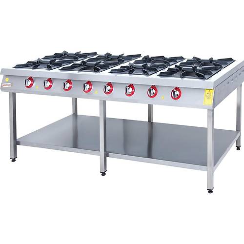 noxmaster 8'li Taban Rafl Ocak Gaz/LPG  MR-TBOG-2010