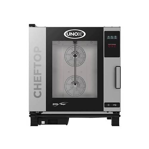 Unox XEVC-0711-E1RM Cheftop One Combi Frn, 7 GN 1/1, Elektrikli, ift Caml