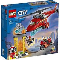Lego® City Ýtfaiye Kurtarma Helikopteri 60281 Yapým Seti; Çocuklar Ýçin Ýtfaiye Oyuncaðý Ve Eðlenceli Yapým Seti (212 Parça)