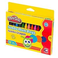 Play-Doh 12 Renk Jumbo Crayon Karton Kutu 11Mm