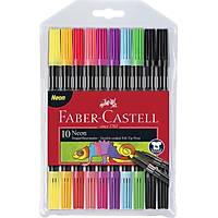Faber-Castell Keçeli Boya Kalemi Neon Çift Taraflý