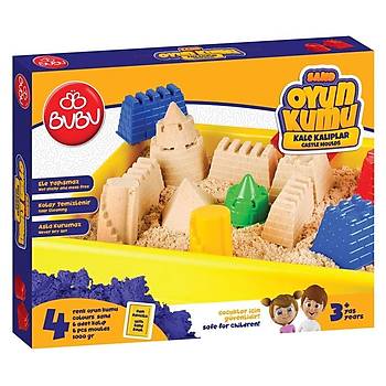 Bu-Bu Oyun Kumu Byk Havuzlu Kale Kalplar Seti 1000 Gr.