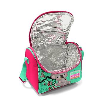 Coral High Kids Su Yeili Neon Mercan Koala Desenli Thermo Beslenme antas 11713