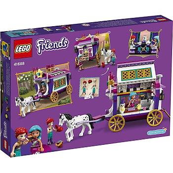 Lego Friends Sihirli Karavan 41688 - Lego Araçlarını Seven Çocuklar İçin Sihirli Karavan Oyuncağı Yapım Seti (348 Parça)