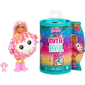 Barbie HKR14 | Cutie Reveal Chelsea Jungle Series - Monkey (MAYMUN)