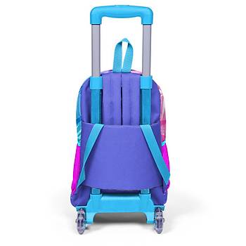 Coral High Kids Lavanta Pembe Flamingo Desenli  Blmeli IkI Tekerlekli ekekli Okul Srt antas 23905