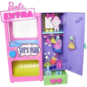 Barbie Extra Kıyafet Otomatı Oyun Seti Hfg75