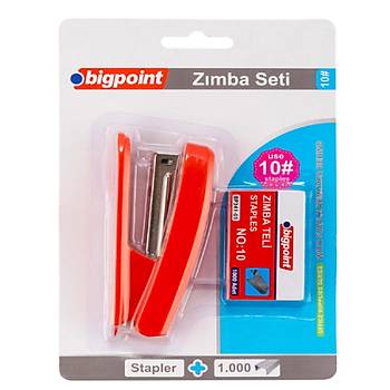 Bigpoint Zmba Makinesi Seti No:10 Krmz