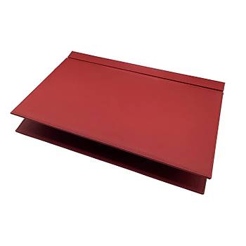 Inn Design Ab-I Hayat Tek Para Kapakl Smen Dokulu Krmz Suni Deri TS-1142
