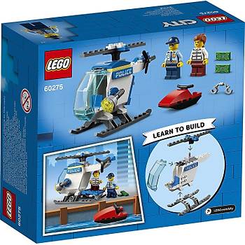Lego City Polis Helikopteri Yapım Seti 60275 (51 Parça)