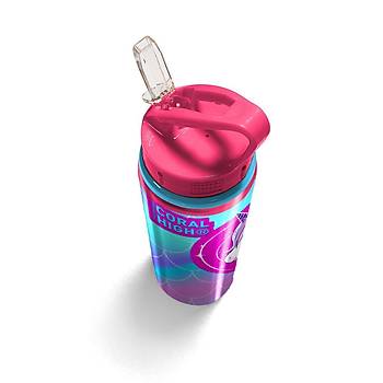 Coral High Unicorn Desenli Pipetli Alminyum Matara (600 ml) 22971
