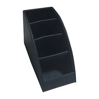 Inn Design Masast Dzenleyici Deri Organizer Kumandalk Kalemlik 4 Gzl  Set Siyah DD-1120