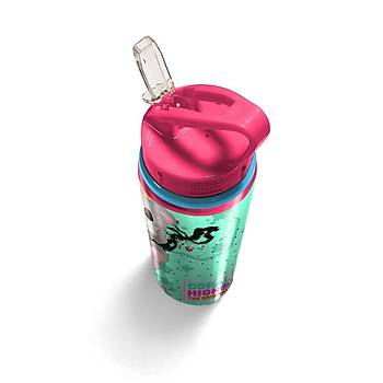 Coral High Kids Koala Desenli Pipetli Alminyum Matara (600 Ml)